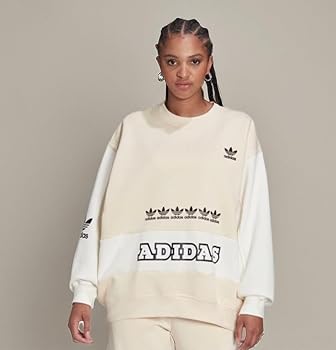 【おすすめスウェット】adidas originals Aidcolor Sweat Shirt ADIDAS ORIGINALS WOMEN'S ADICOLOR OVERSIZED HALF-ZIP